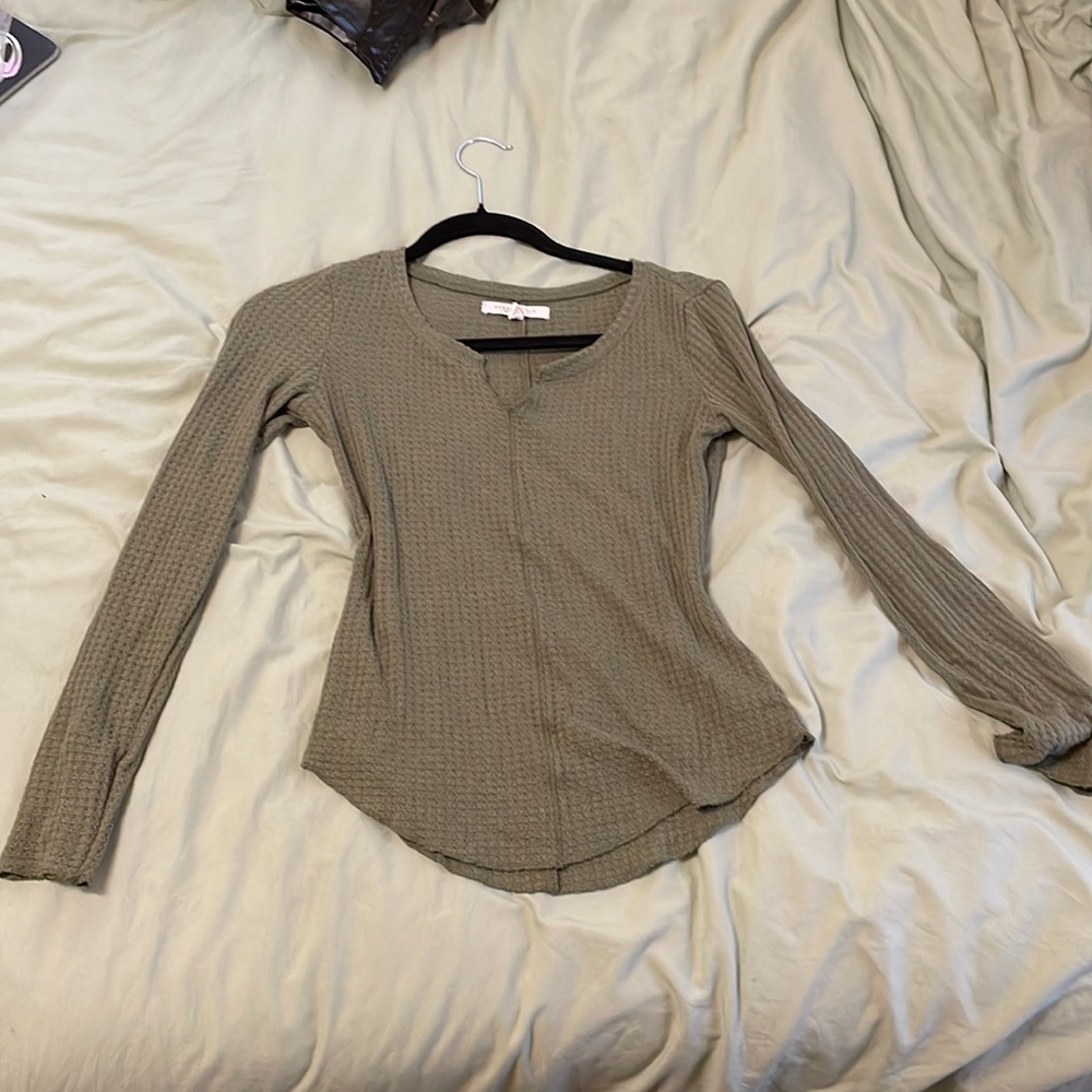 Long Sleeved Hunter Green Top